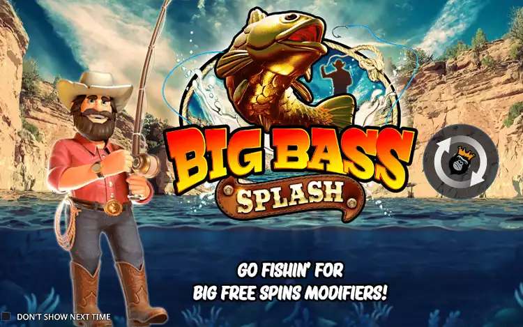 big bass splash opening screen