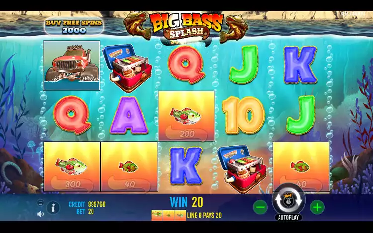 big bass splash slot game preview