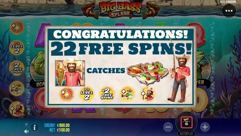 big bass splash win screen