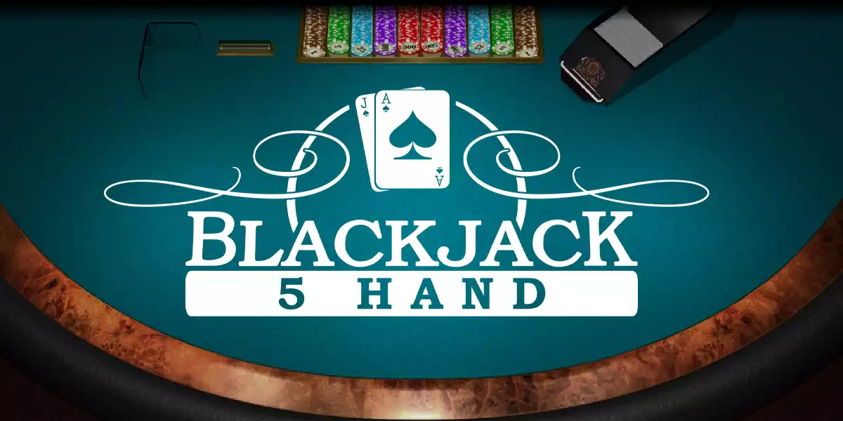 blackjack 5 hand game logo