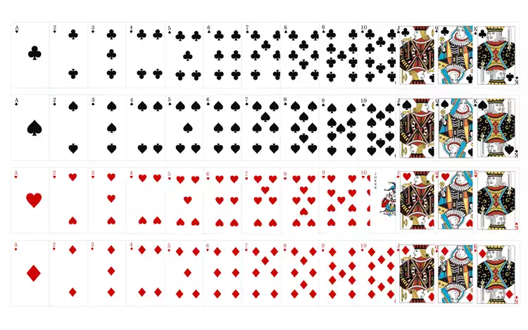 blackjack playing cards