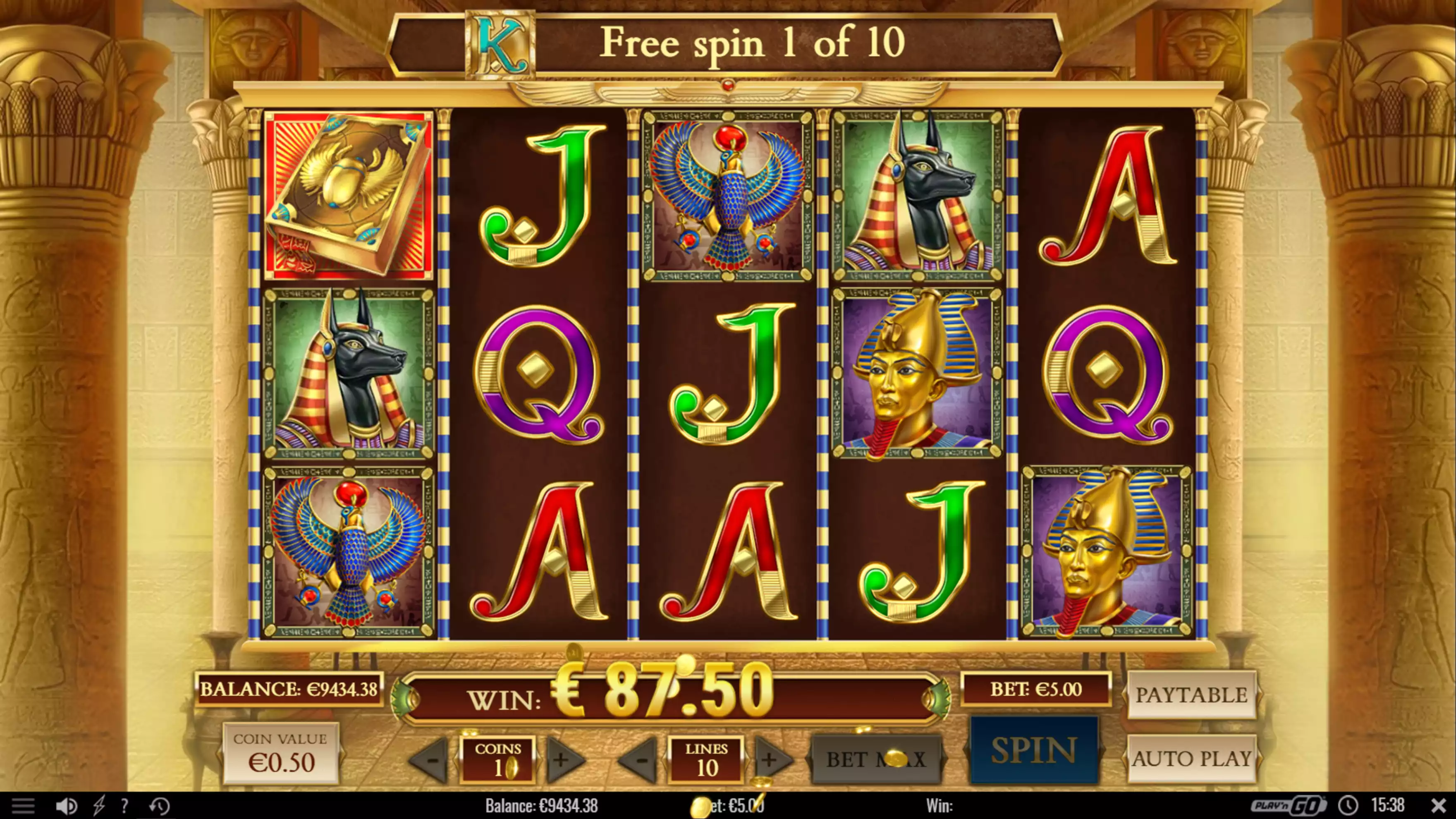 book of dead slot in-game preview