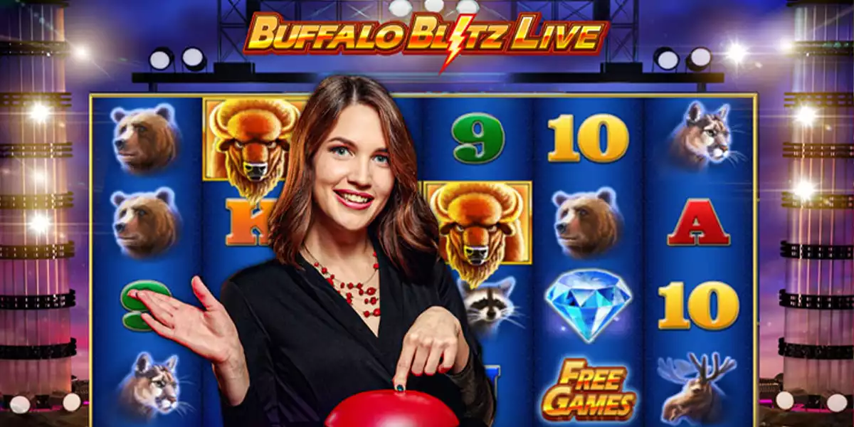 crazy coin flip banner with female host