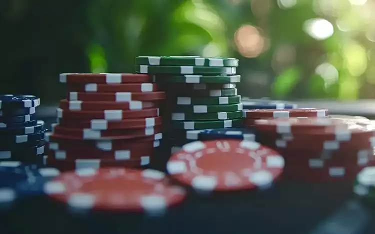 casino chips for blackjack game