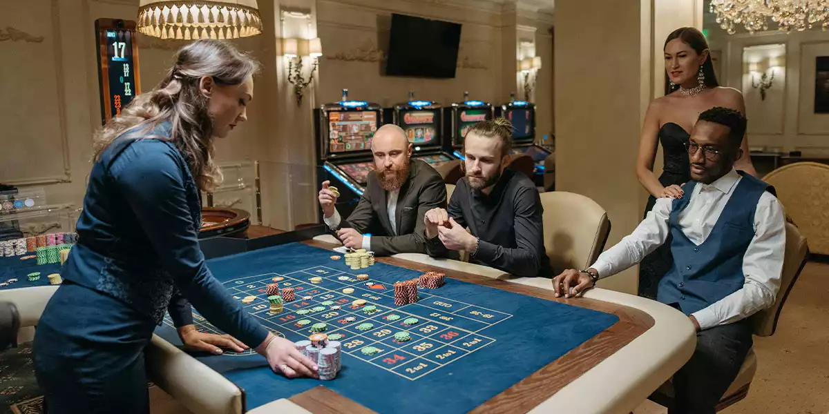 casino players in a casino