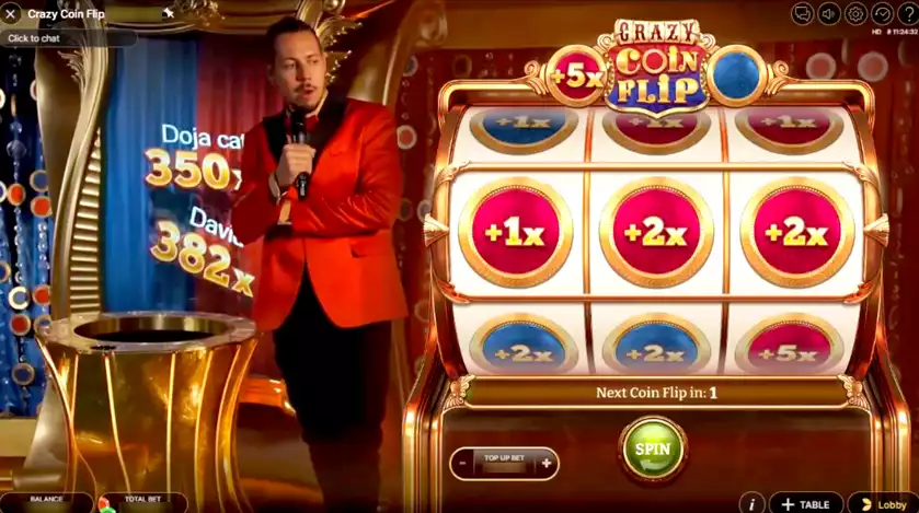 crazy coin flip gameplay