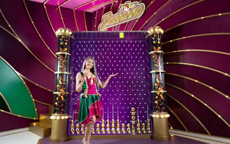 crazy time pachinko bonus feature