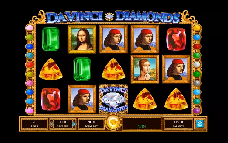 da-vinci-diamonds-slot-game-gameplay