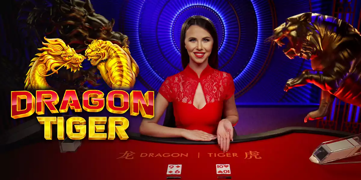 dragon tiger banner with female host