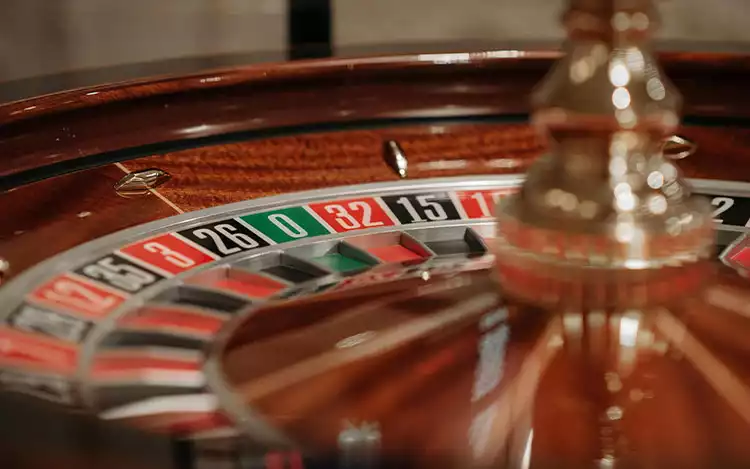  European roulette betting table