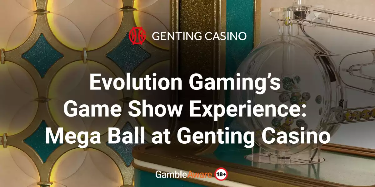 evolution gamings game show experience mega ball at genting casino banner
