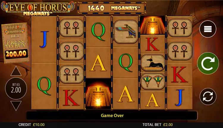 eye-of-horus-megaways-game-screen
