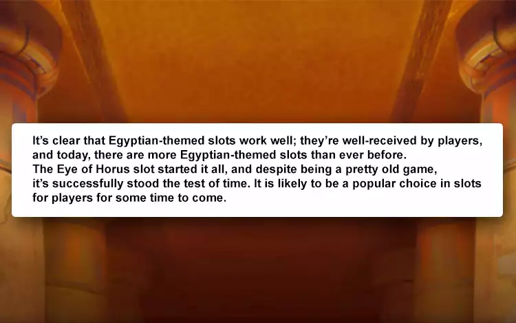 eye of horus user review from casinomeister