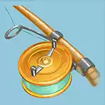 fishin frenzy symbol fishing rod