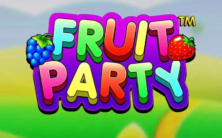 fruit party game logo