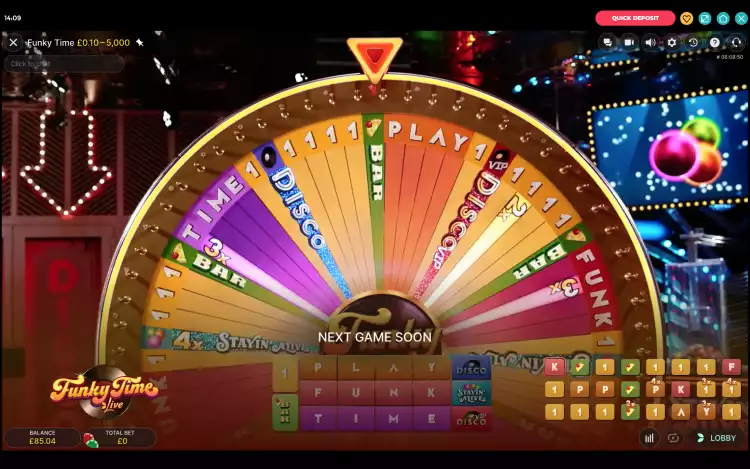 funky time in-game previews