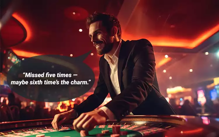 gambler's fallacy depiction