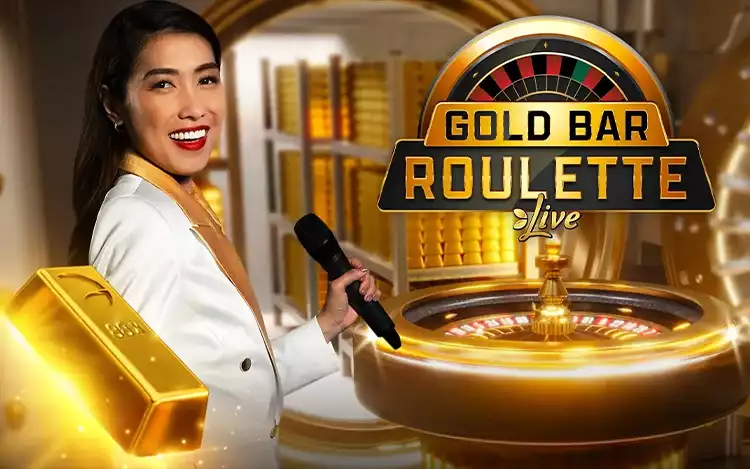 gold bar roulette game banner