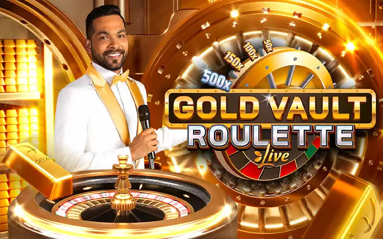gold bar roulette live banner