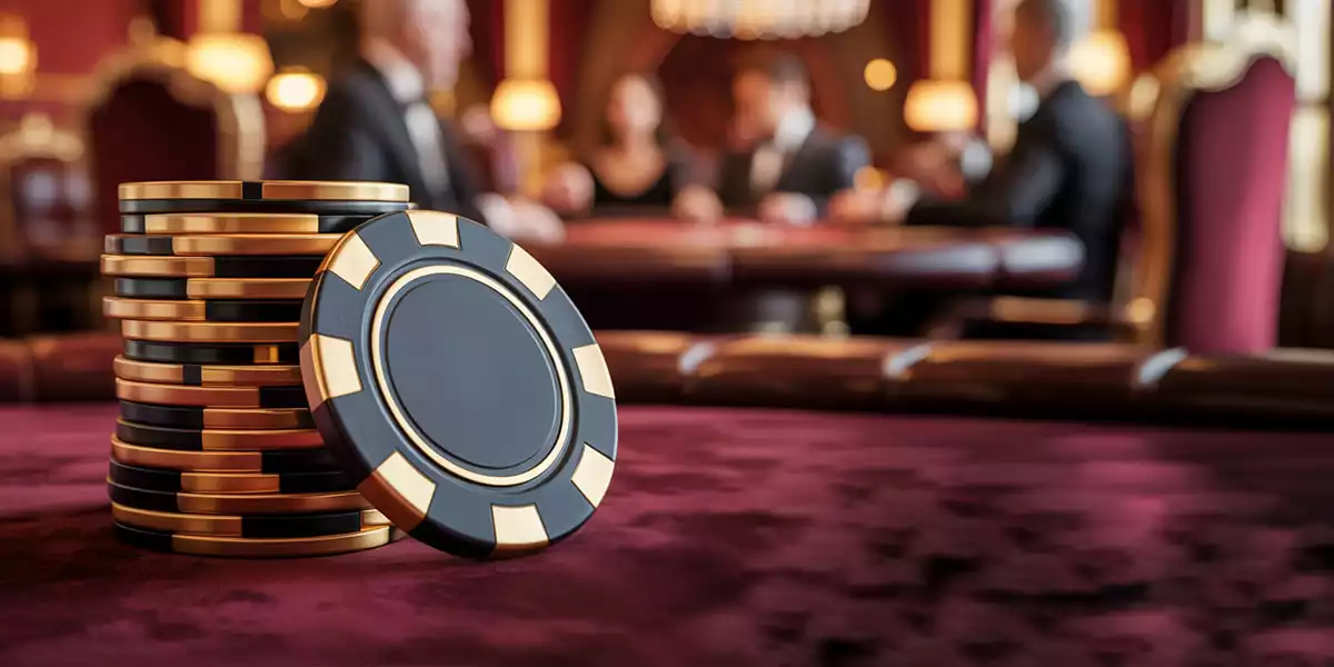  licensed casino - table with casino chips