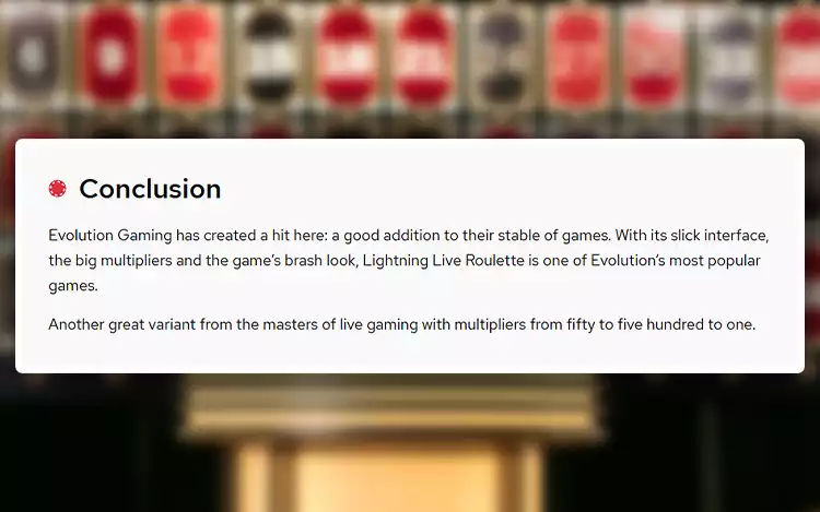 lightning roulette review from roulette17