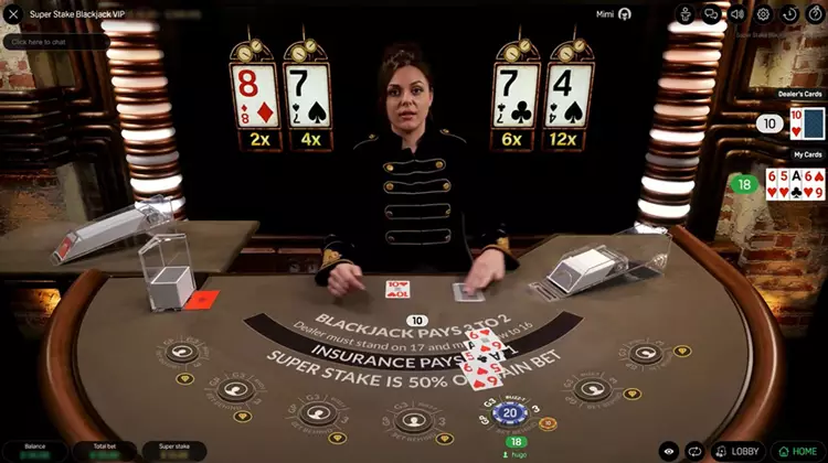 live-blackjack-game-screen