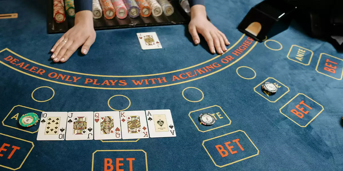 live casino table
