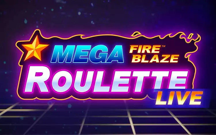 mega fire blaze roulette logo