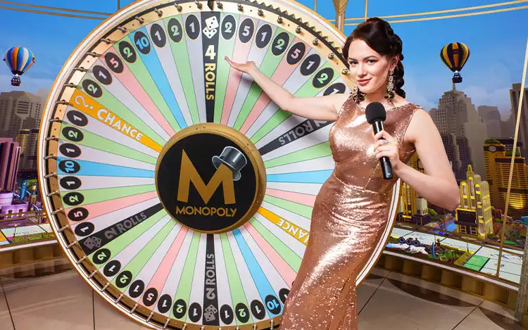 monopoly live game female host