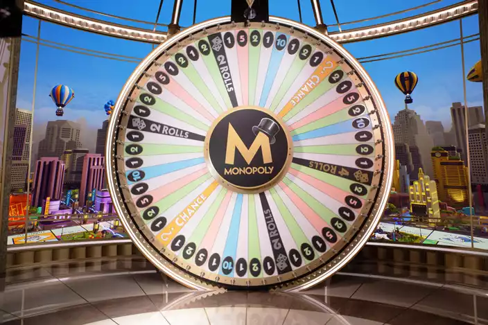 monopoly live game wheel