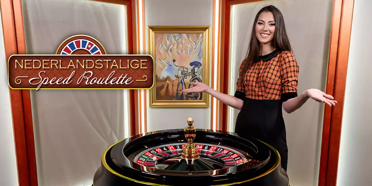 nederlandstalige roulette banner with female host