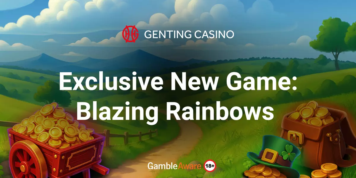 Play the New Exclusive Blazing Rainbows Slot at Genting Casino