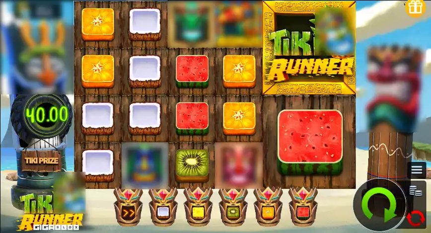 new slot - Tiki Runner Gigablox