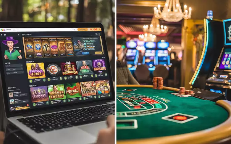physical and online casino gaming