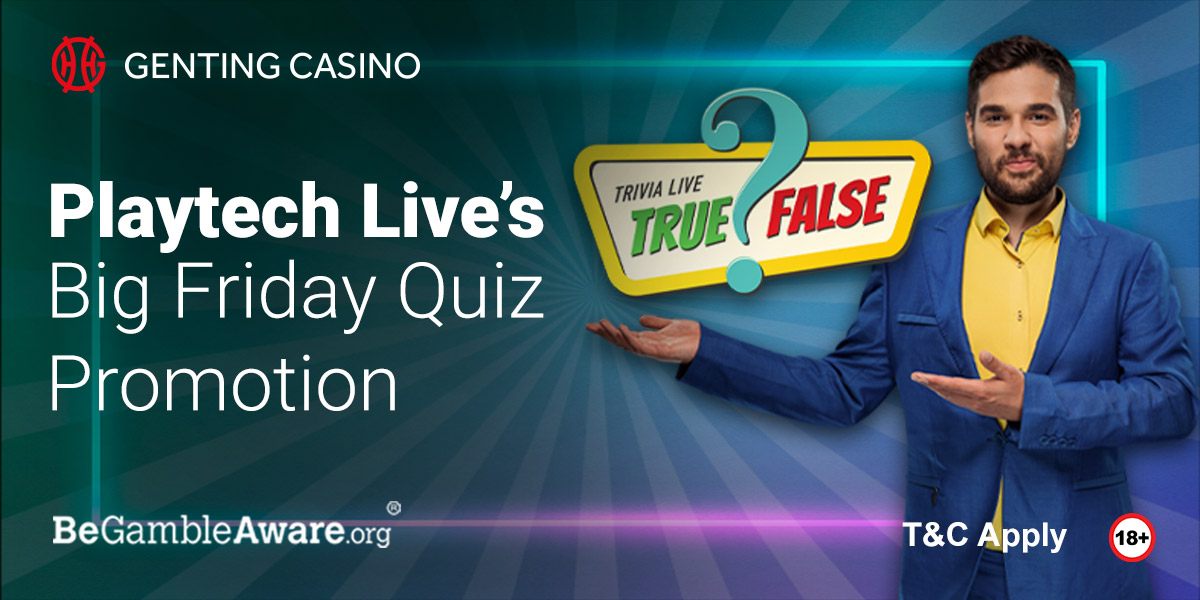 Playtech Live Big Friday Quiz Promo