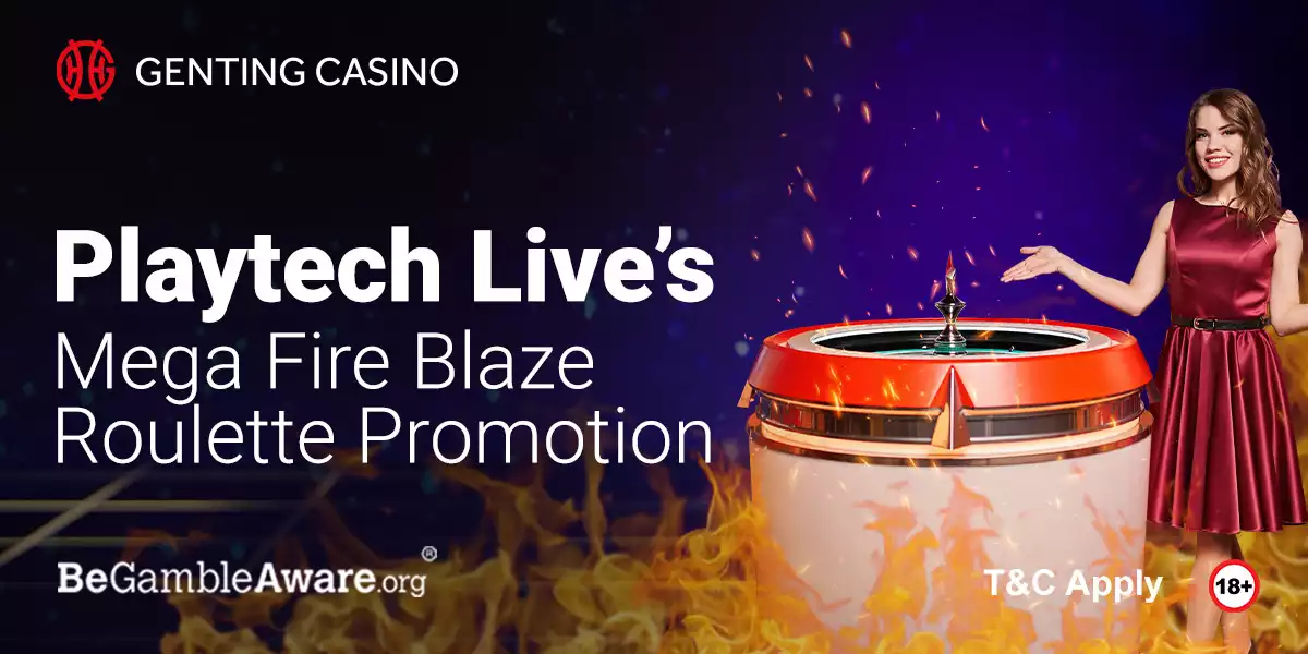 Playtech Live's Mega Fire Blaze Roulette Promo