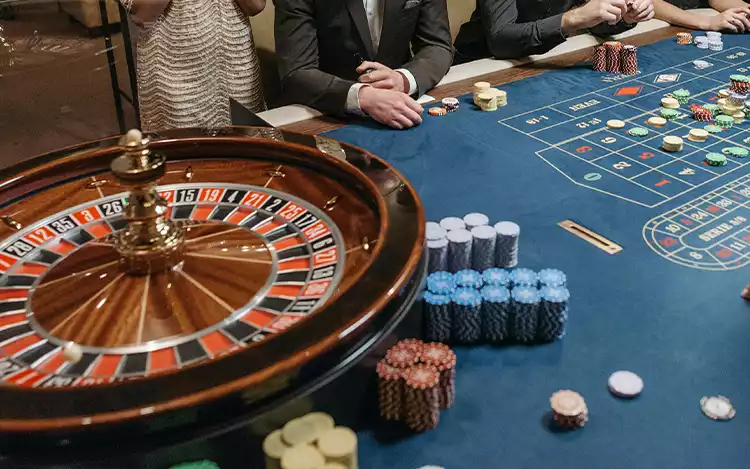 roulette in a casino