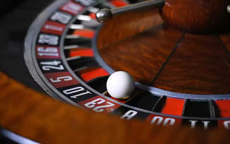 roulette wheel close up