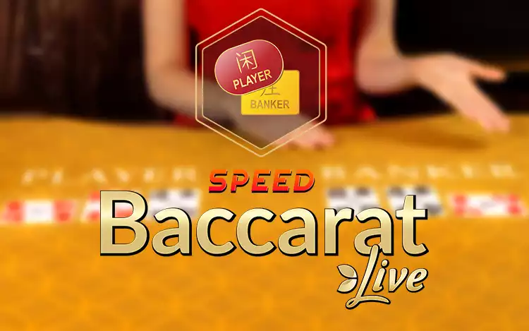speed baccarat live game poster