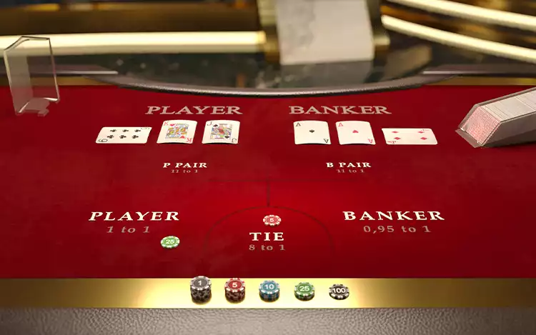 speed baccarat live table and cards