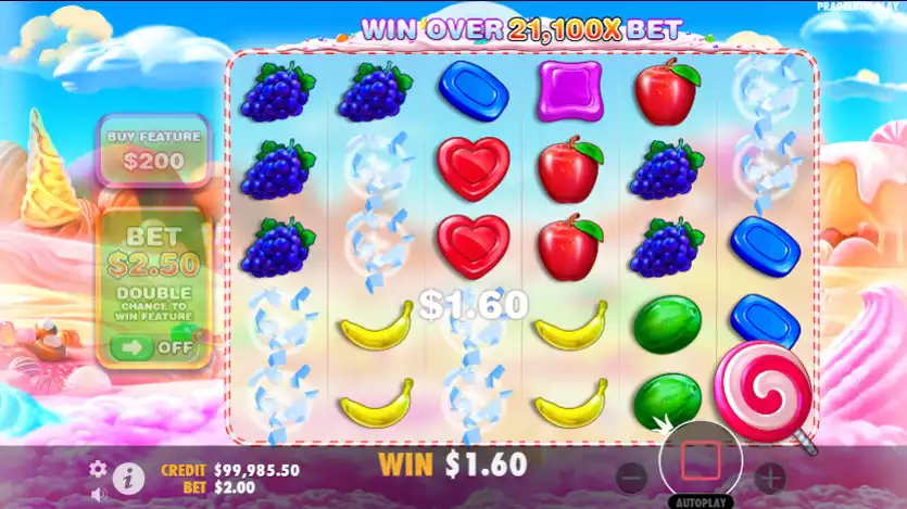 sweet bonanza tumble win