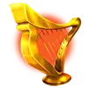 Irish Frenzy Slot - Golden Harp Symbol