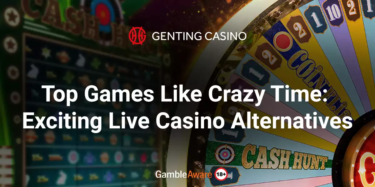 top games like crazy time banner