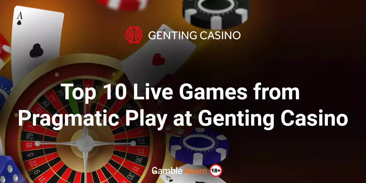  top 10 live games from pragmatic play at genting casino banner
