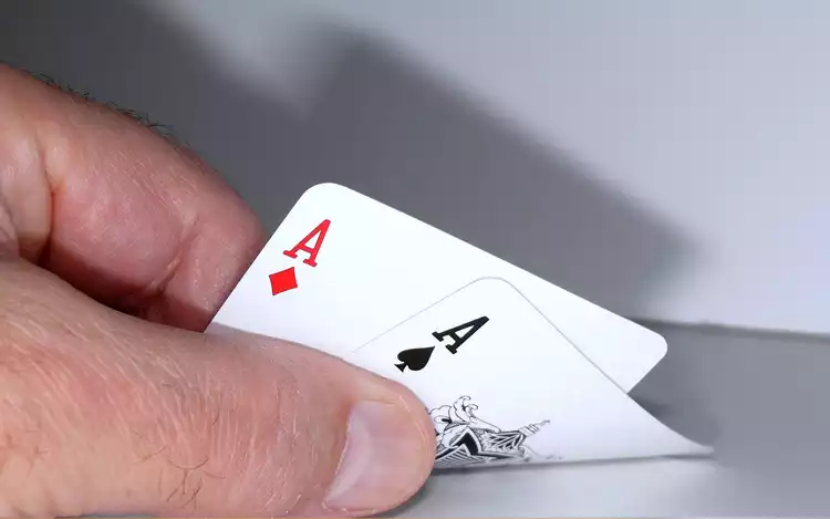 two ace cards