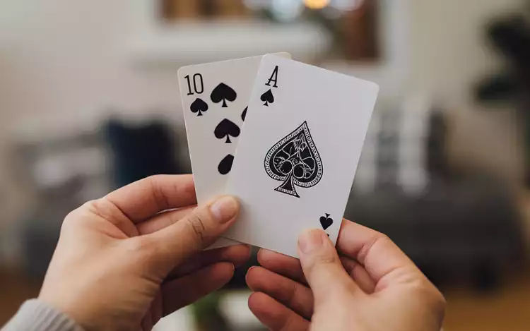 ten and ace of spades cards