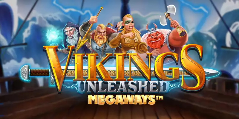 vikings-unleashed-megaways-logo-banner