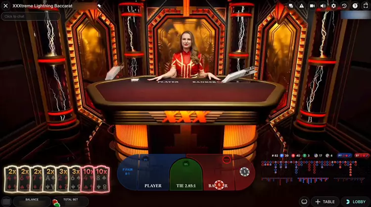 xxxtreme-lightning-baccarat-game-screen
