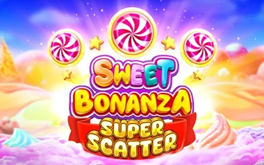 Sweet Bonanza Super Scatter Banner