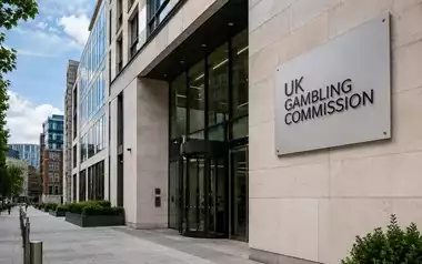 UK Gambling Commission signage representing the regulator responsible for UK gambling licensing